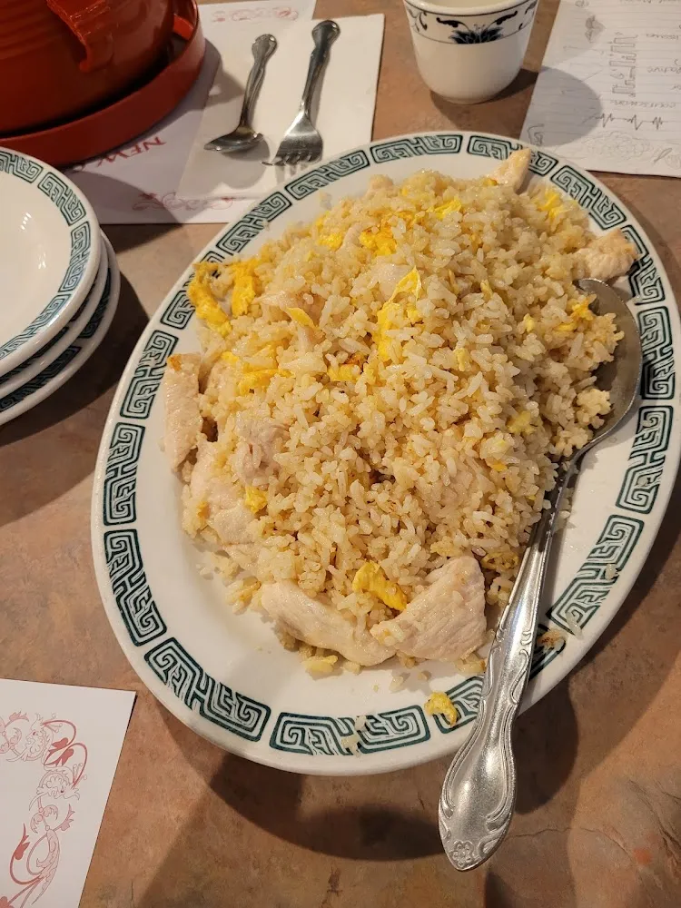 Salty Fish and Chicken Fried Rice